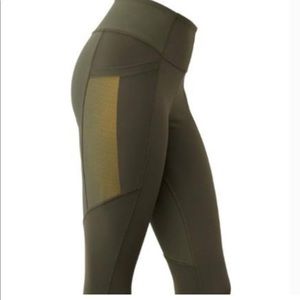 REI CO-OP SCREENLINE HIKING TIGHTS GOLD/Green